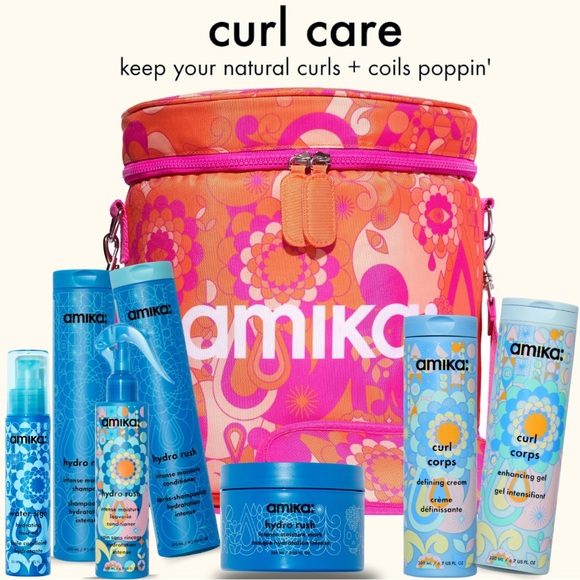 Amika Limited Edition Curl Care 7 Piece Set + Cooler - Picture 1 of 9